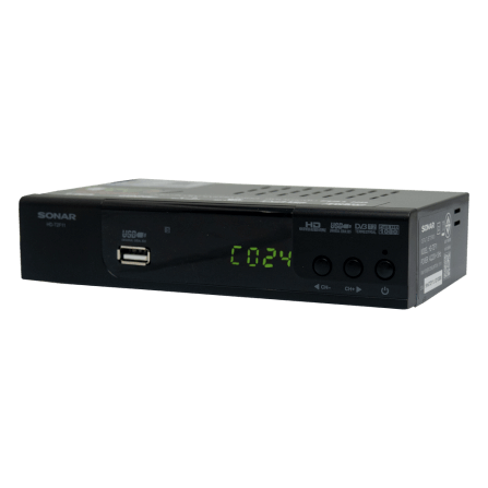 กล่องรับสัญญาณดิจิตอลทีวี  SONAR รุ่น HD-T2F11  รองรับ HDMI FULLHD สายAV_4
